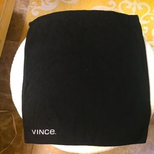 Vince black dust bag